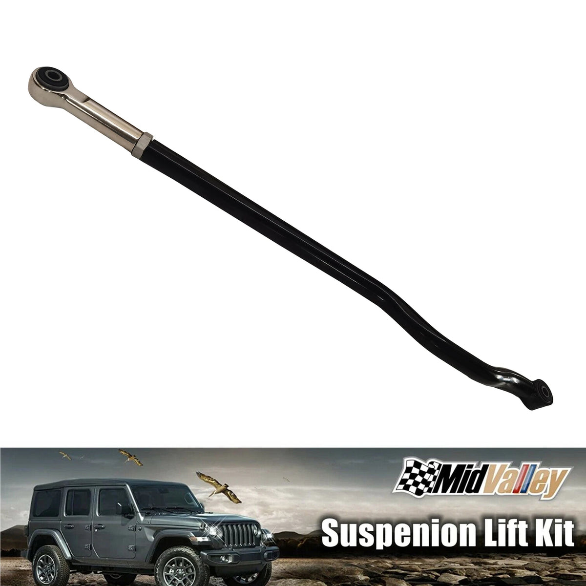 2-4.5" Adjustable Rear Track Bar for Jeep Wrangler JL JLU (2018–2021)