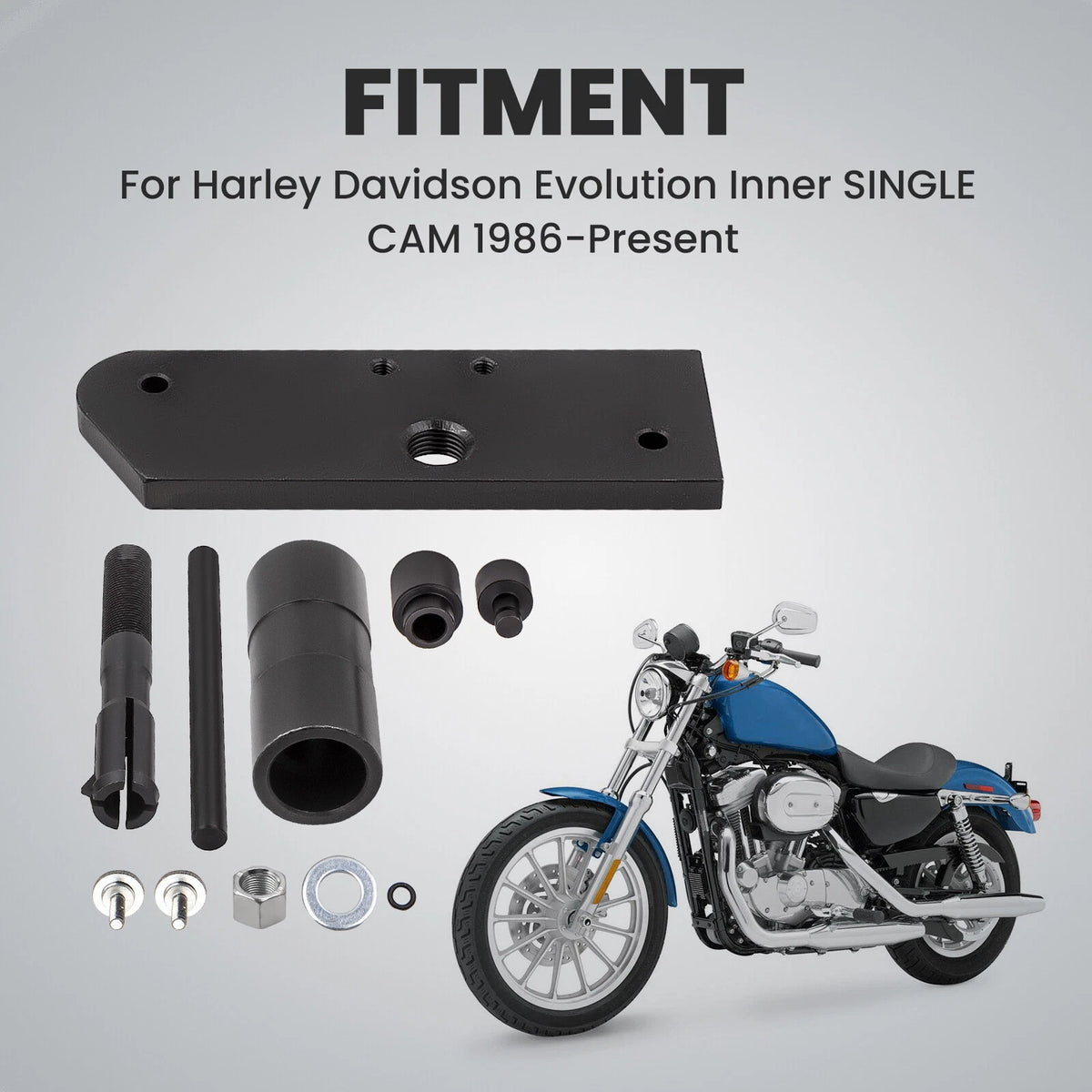 Inner Single Cam Bearing Puller Installer Tool for Harley Evolution (1984–1999)