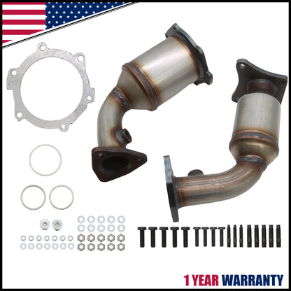 2X Catalytic Converter Exhaust Pipe for Nissan Quest (2004–2009) Maxima (2004–2008) 3.5L