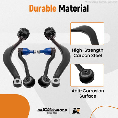 Suspension Kit Front Control Arm Tie Rods Sway Bar Link for BMW X5 (2000–2006)