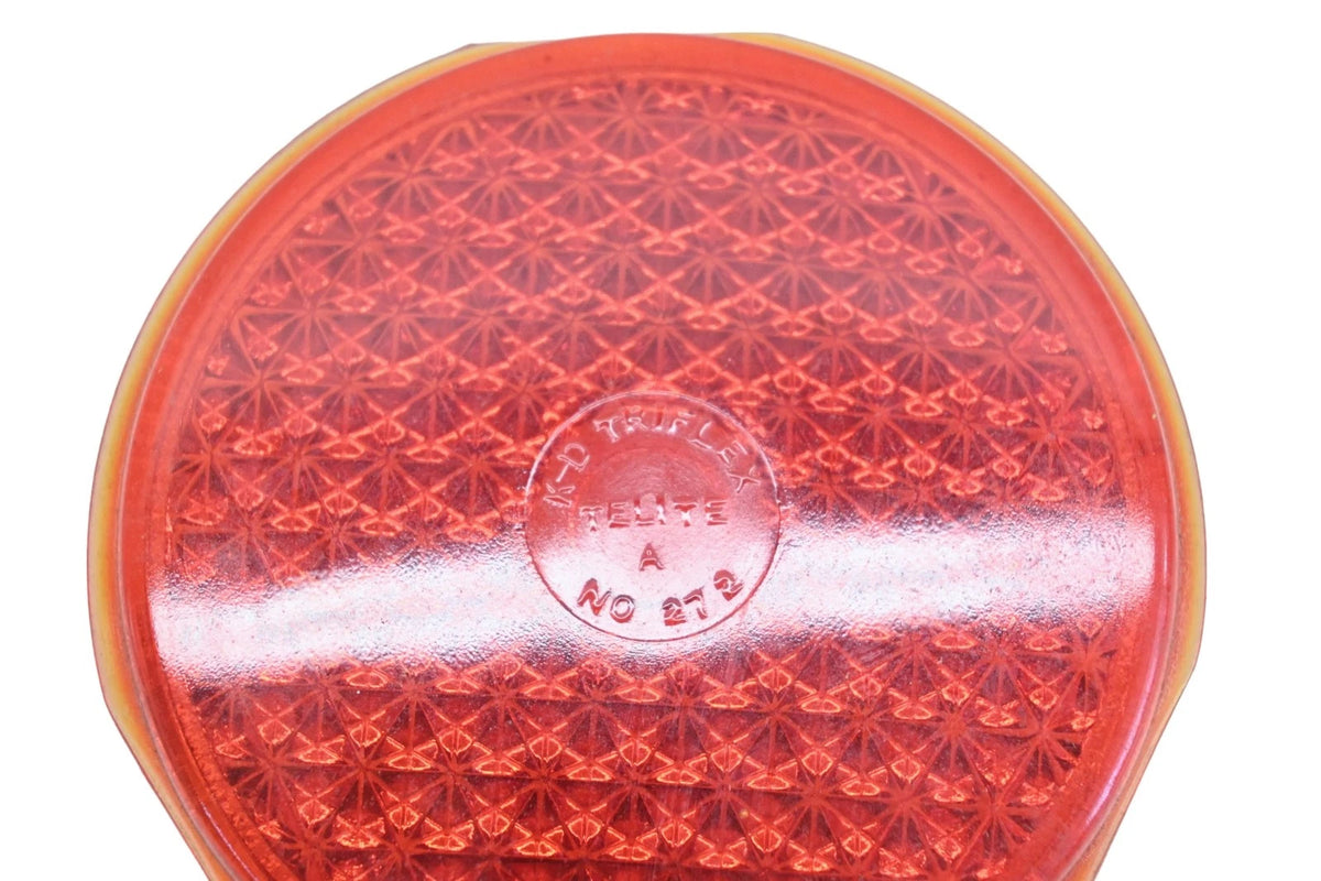 K-D Triflex 272 Red Glass Taillight Lens for