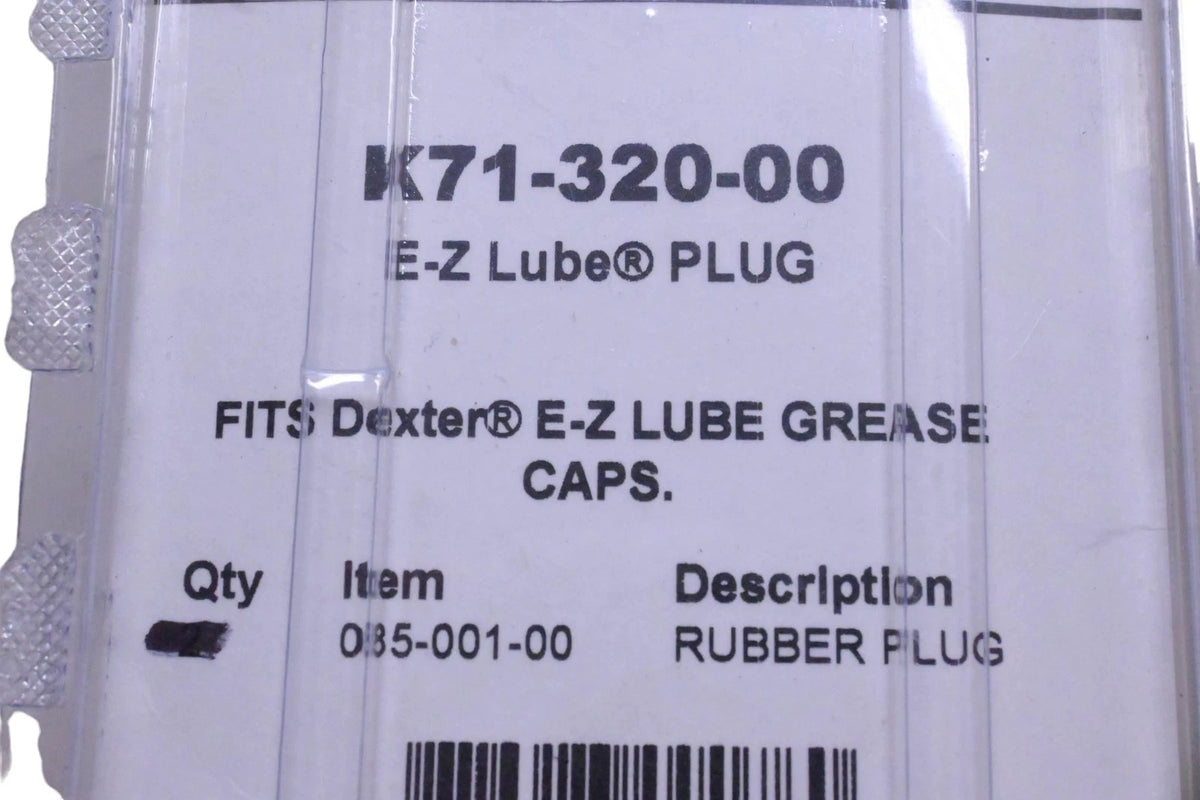 Axle E-Z Lube Plug for Dexter K71-320-00, 85-1, 085-001-00