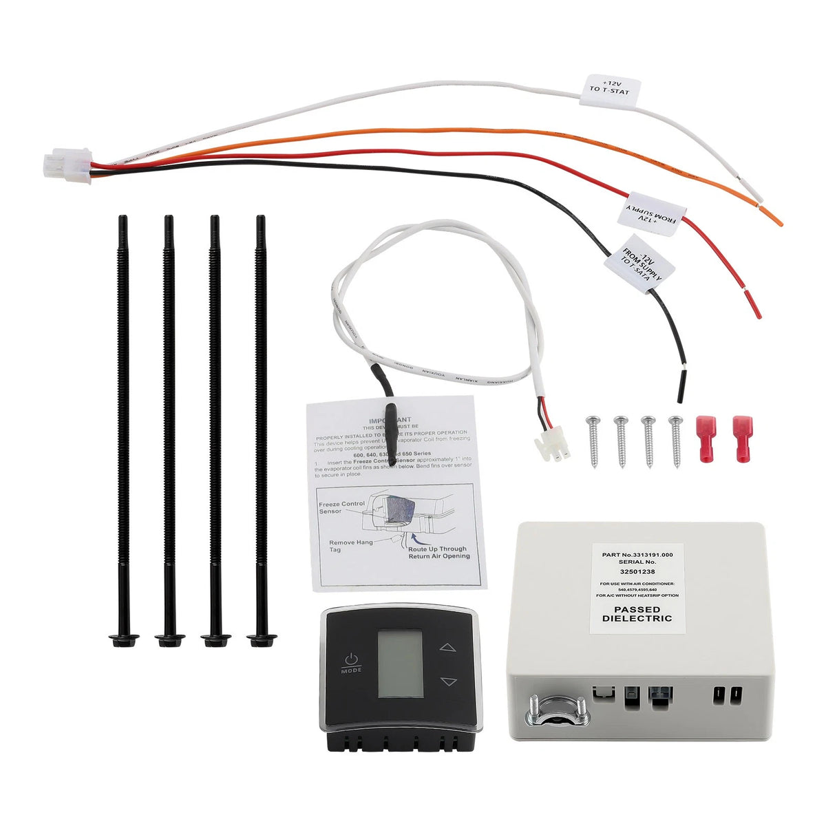 RV Thermostat Kit for Dometic CT Single Zone (3316230.700)