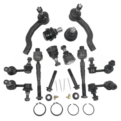 Set of 12 Front & Rear Suspension Kit Tie Rod Ends for Nissan Pathfinder (2005–2012)