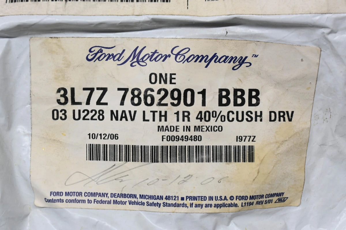 Front Left Seat Cushion Cover Assembly for Ford (2003–2007) 3L7Z-7862901-BBB