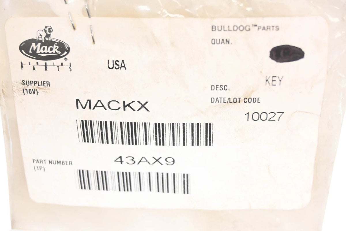 Woodruff Key for Mack 43AX9 (NOS)