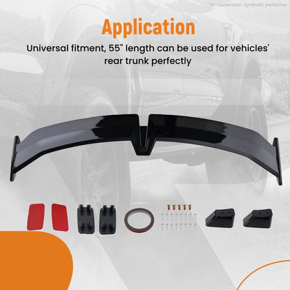 Trunk Spoiler Wing Lip for Dodge Charger SRT (2015–2023) 55" Universal