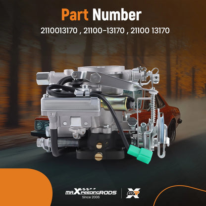 Carburetor Set for Toyota Corolla DLX Coupe 1981 (1.8L, 2110013170)