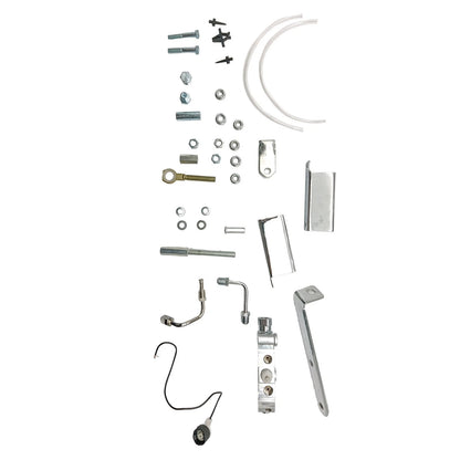 Chrome Disc Brake Booster Master Cylinder & Brackets Kit for Impala (1961–1966)