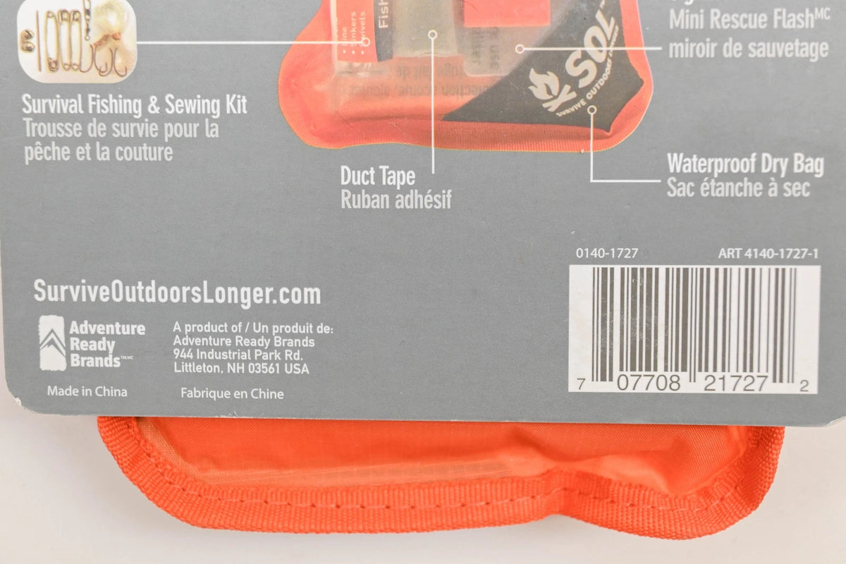 Scout Survival Kit for SOL 0140-1727, 4140-1727-1