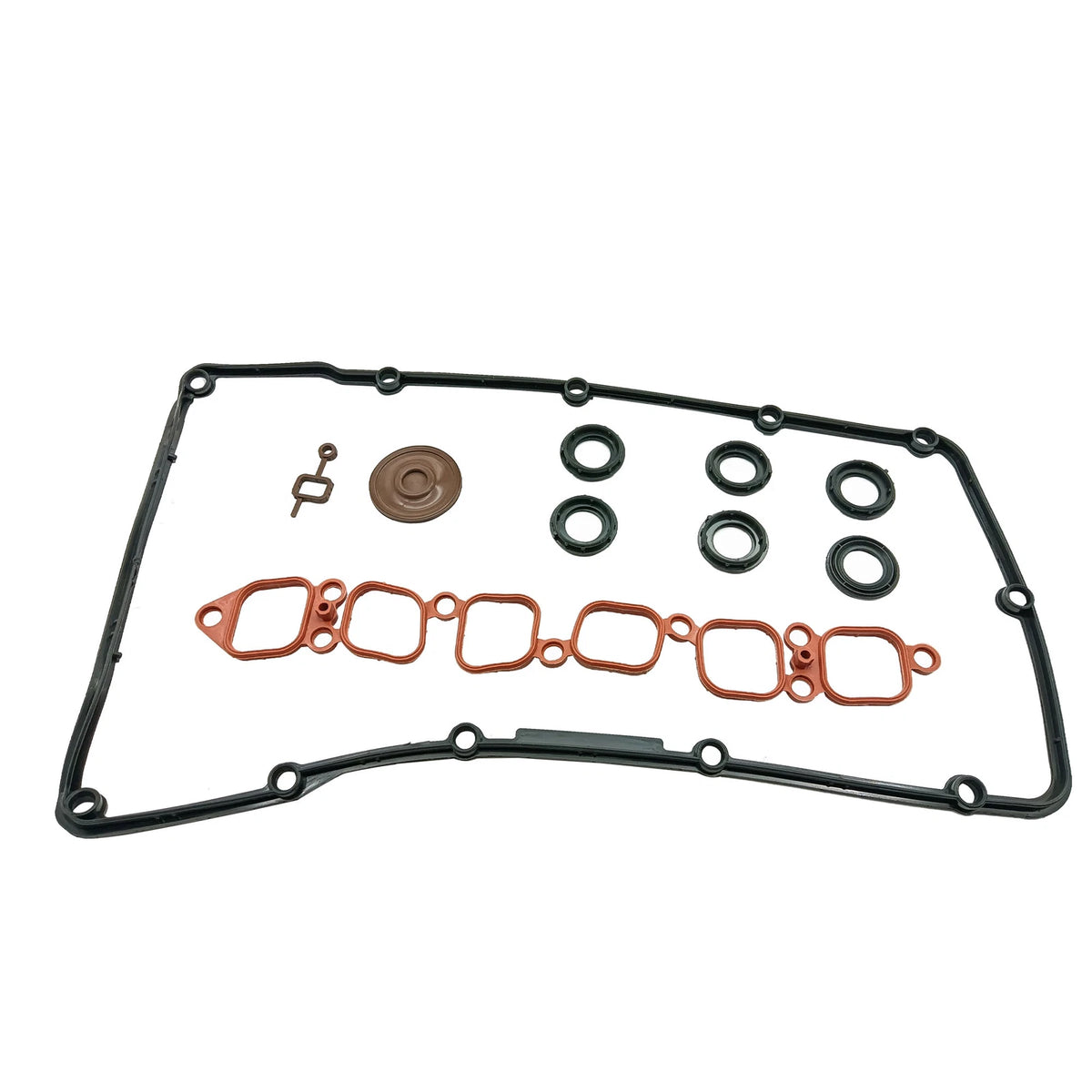 Set of 2 PCV Engine Valve Cover Intake Manifold Gasket for VW Audi 3.2L (2003–2005) 022103483E