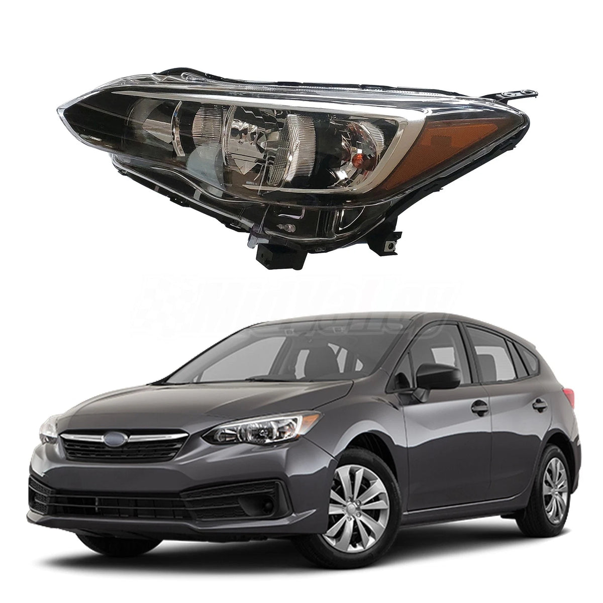 Headlight Driving Headlamp Driver Left Side for Subaru Impreza (2017–2022)