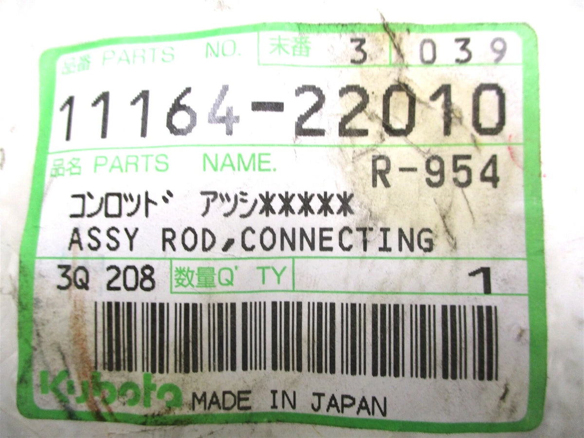 Connecting Rod for Kubota (11164-22010, 14921-22010, 14921-22012, 14921-22110)
