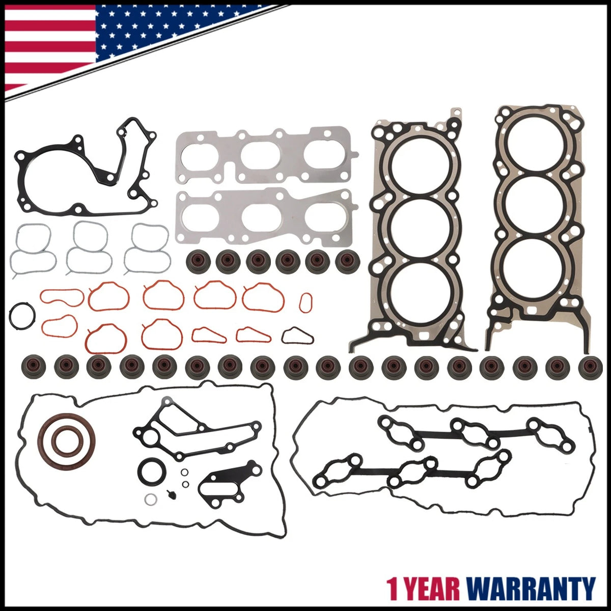 Set of Engine Head Gasket Kit for Kia Sorento Cadenza Hyundai Azera (2011–2019)
