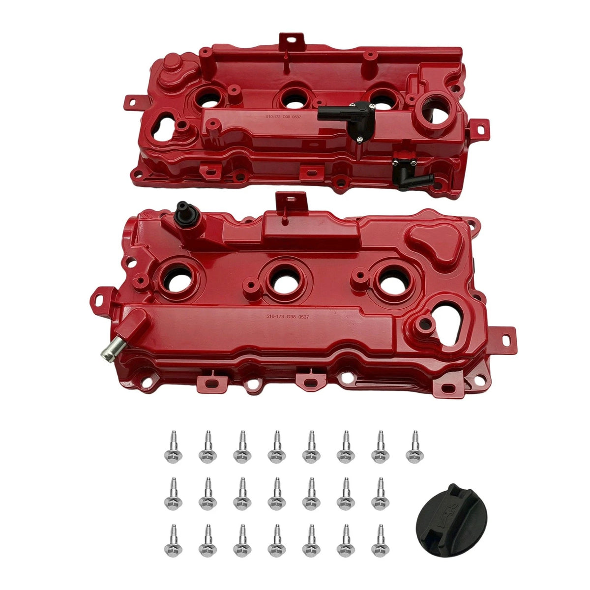 2X Aluminum Engine Valve Cover w/ Gaskets for Nissan Murano Quest (2009–2014)