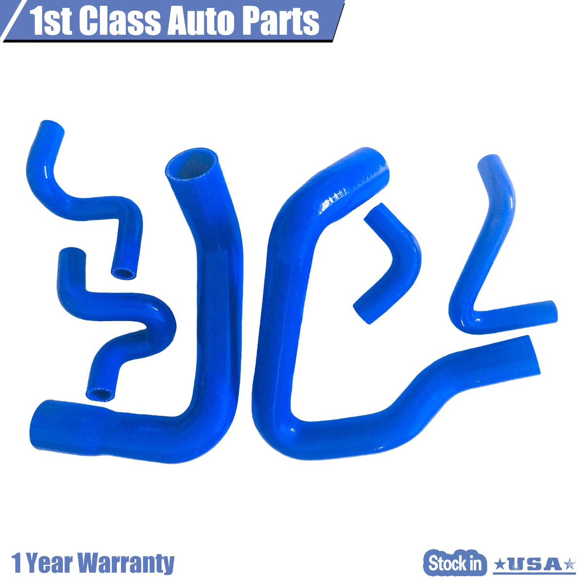 Silicone Radiator Hose Piping Kit for Mustang GT LX Cobra 5.0 (1986–1993)