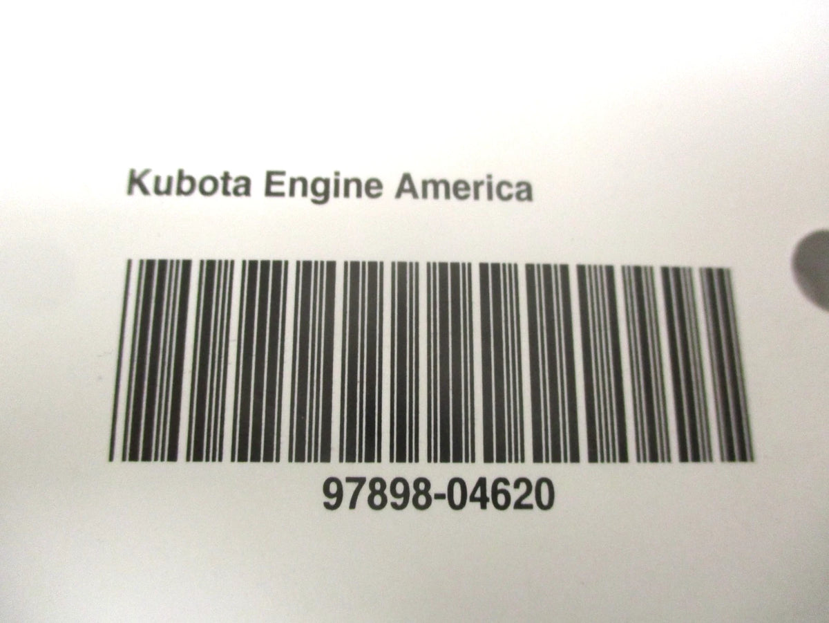 Illustrated Parts List for Kubota Z600 Diesel Engine (OEM 97898-04620)