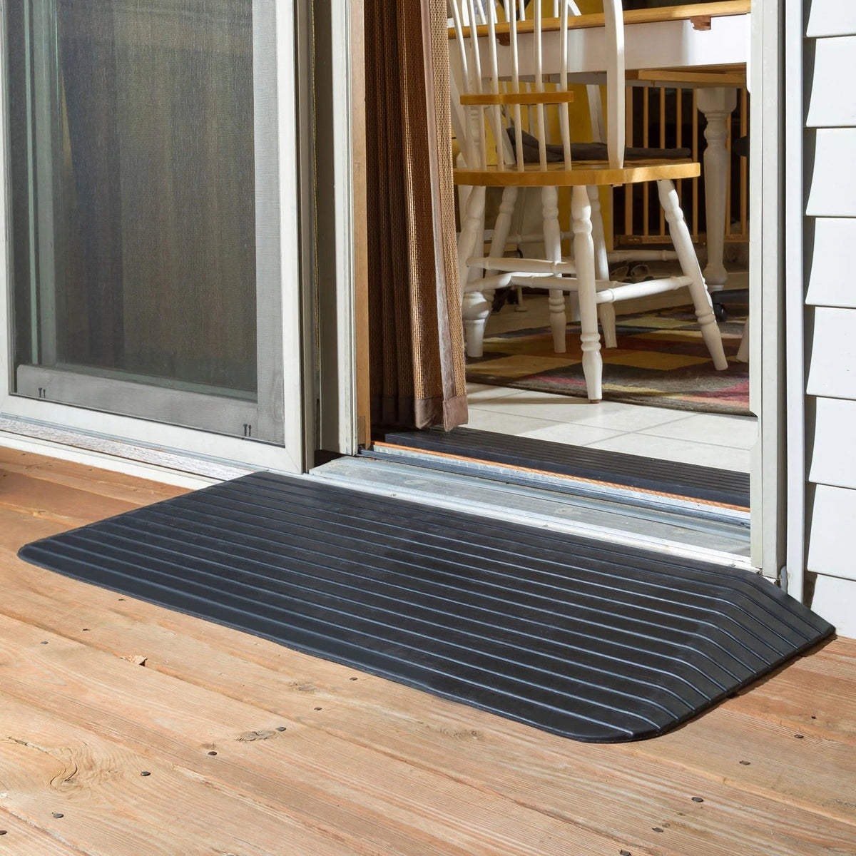 Solid Rubber Threshold Ramp for Silver Spring (2" Rise)