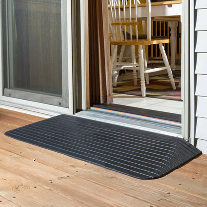 Solid Rubber Threshold Ramp for Silver Spring (2" Rise)