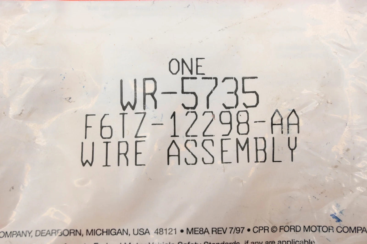 Ignition Coil Wire Assembly for Ford (F6TZ-12298-AA, WR-5735)