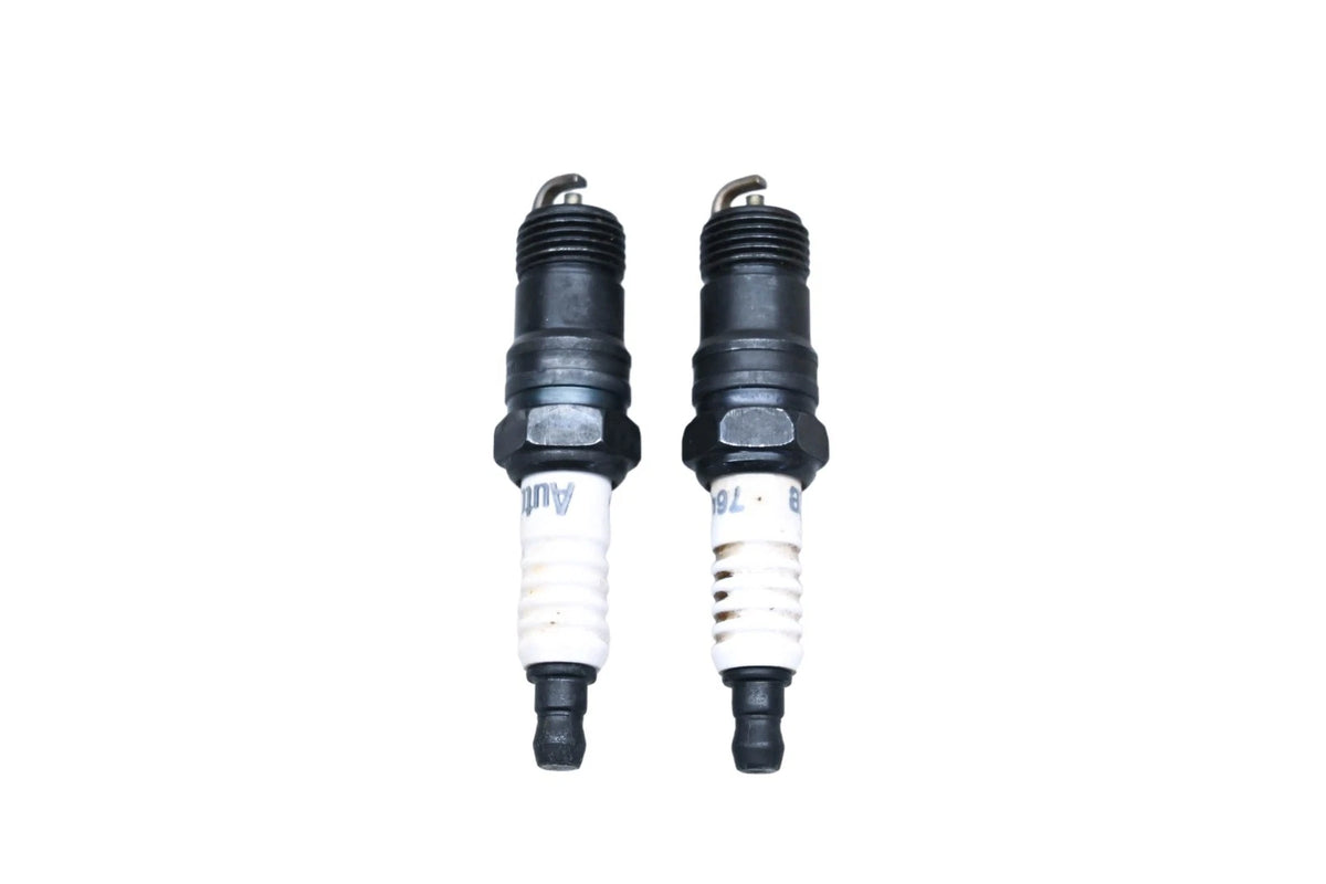 2X Autolite 764 Copper Core Resistor Spark Plugs for