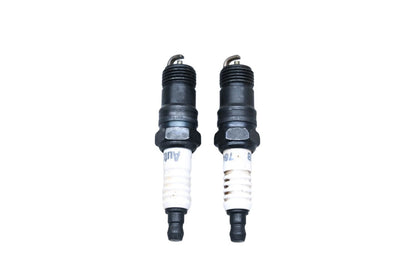 2X Autolite 764 Copper Core Resistor Spark Plugs for