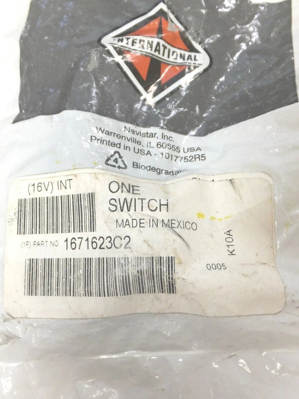 Dome Light Switch for International (1671623C1, 1671623C2, 8951K37)