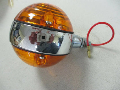Flasher Light for Kubota (34159-34201) 12V Round Amber Stud Mount
