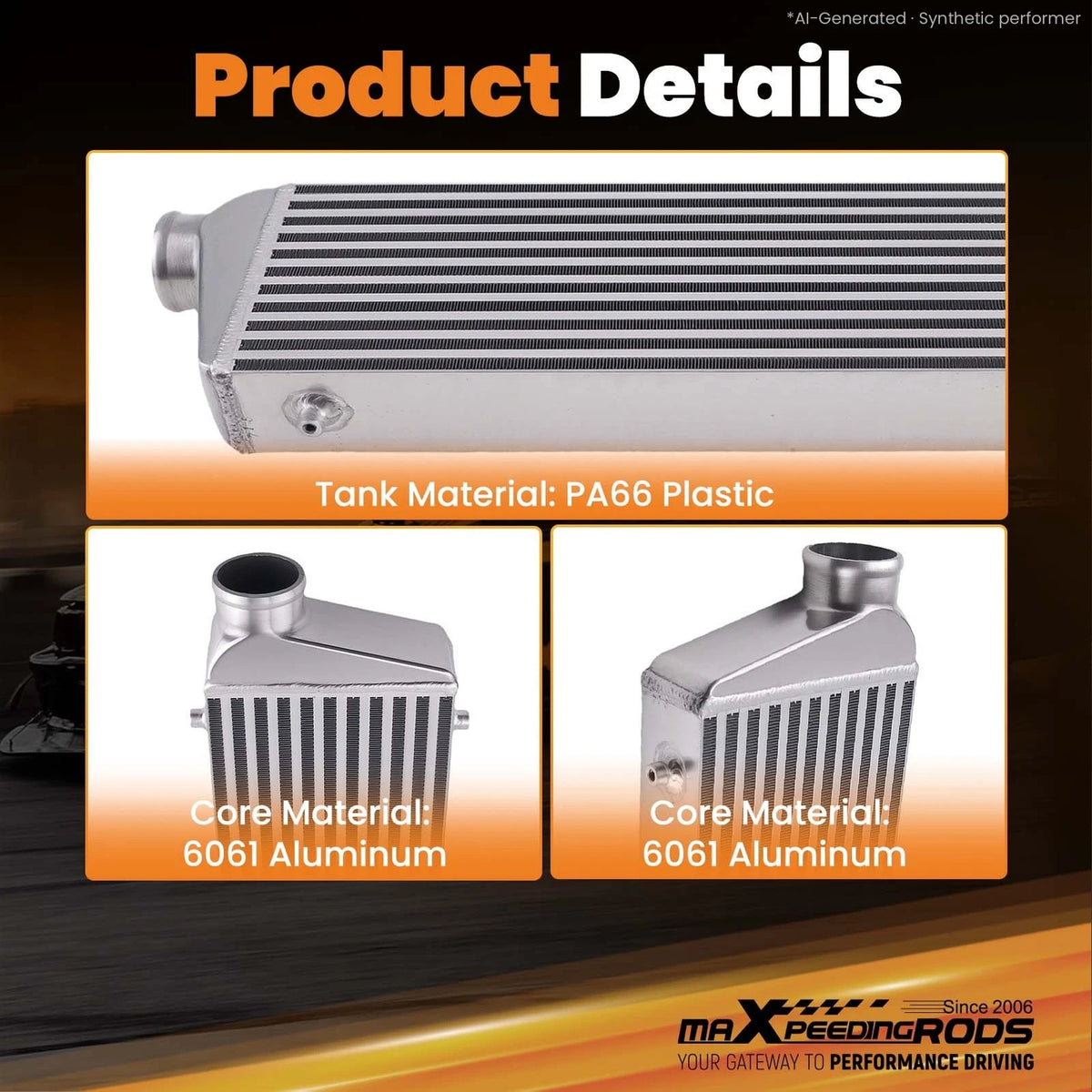 Intercooler & Pipe Tube Kit for Acura Integra (1994–2001) & Honda Civic (1992–2000)