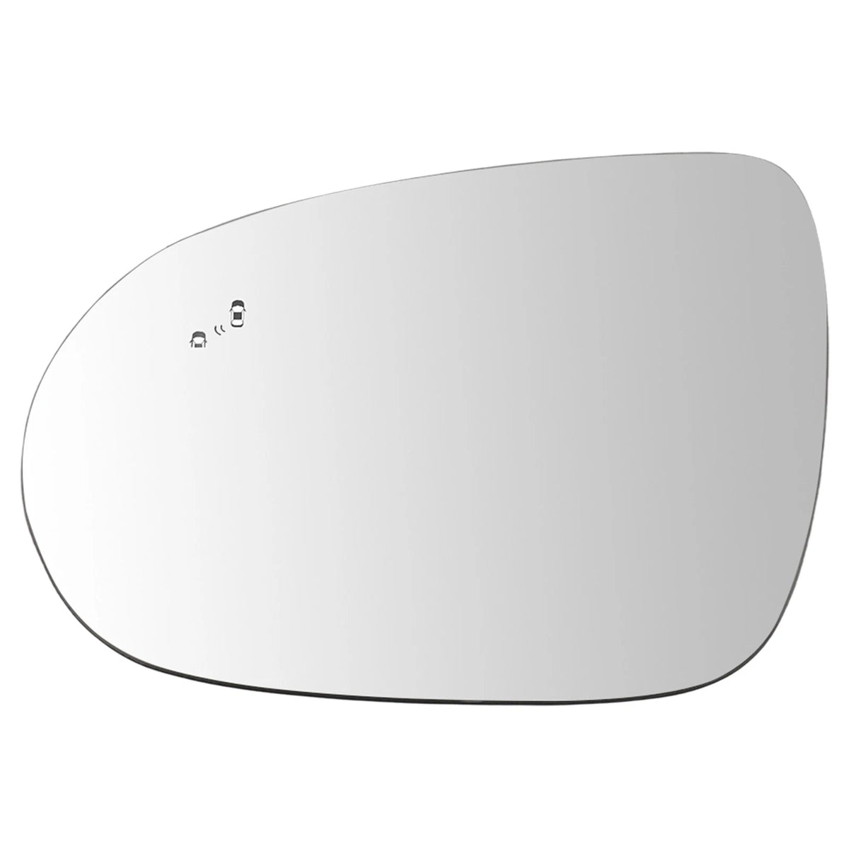 Left Driver Mirror Glass w/Heated Blind Spot for Kia Sorento (2016–2020) 87611C5050