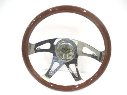 18" Chrome Boss Steering Wheel for Freightliner (Fits 88132)