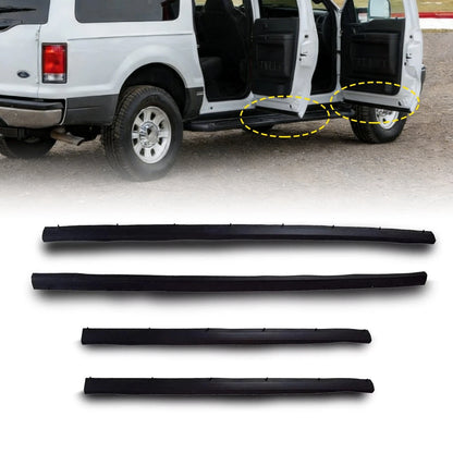 Set of 2 Lower Door Weather Strip Seals for Ford F250 F350 (1999–2016)