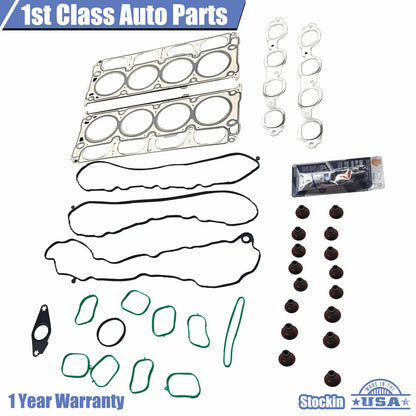Engine Cylinder Head Gasket Set for Chevy Suburban Tahoe Silverado GMC (VIN C)