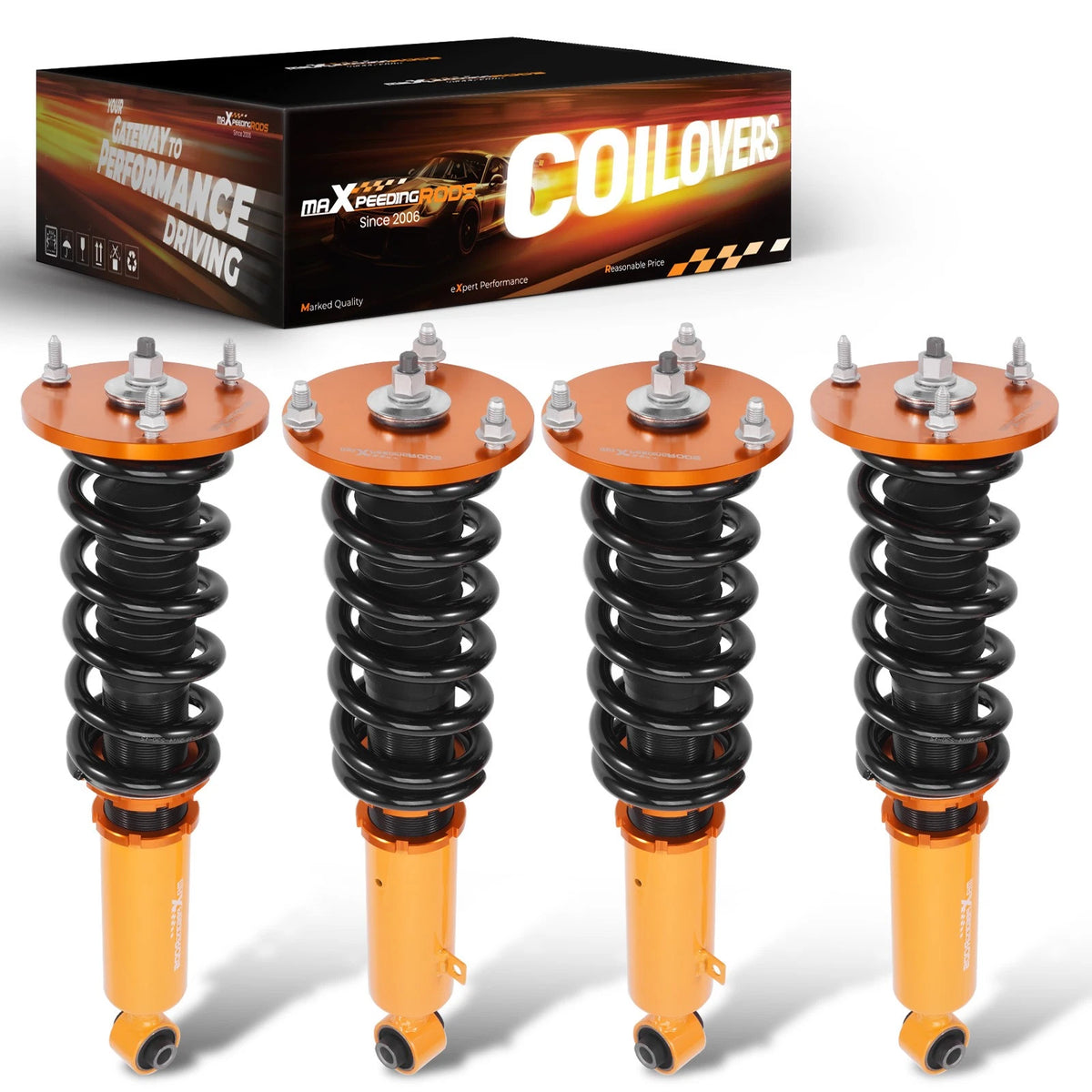 Height Adjustable Coilovers for Toyota Supra MA70 (1986–1993)