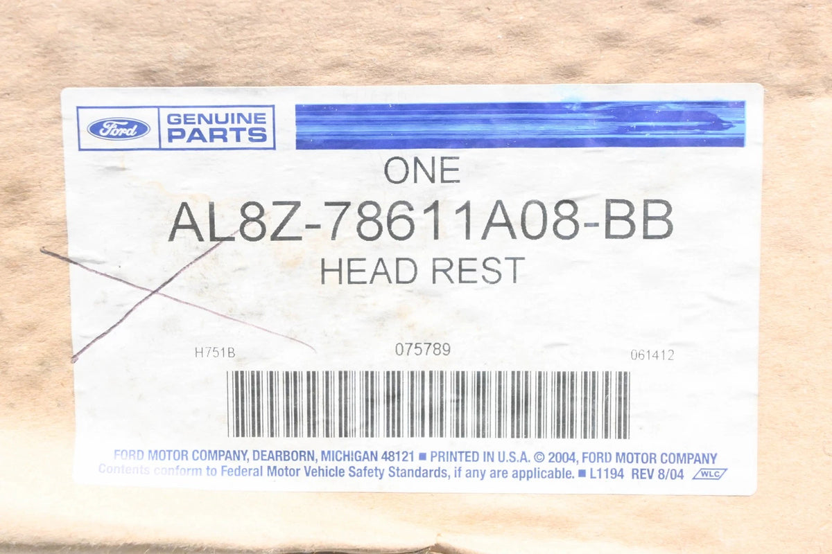 OEM Front Seat Headrest for Ford (AL8Z-78611A08-BB)