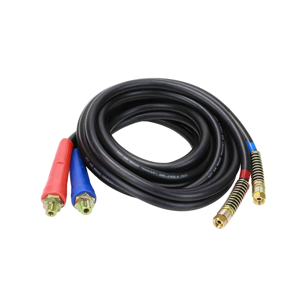 Set of 2 Air Brake Hoses for World American (15 Ft, WA455168RB)