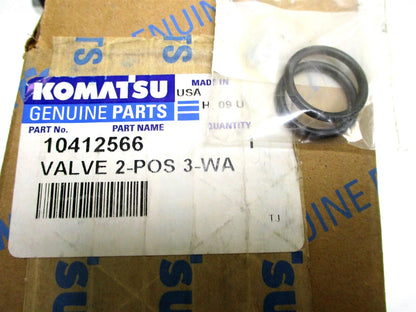 2X 3-Way Solenoid Hydraulic Valve for Komatsu (12VDC)