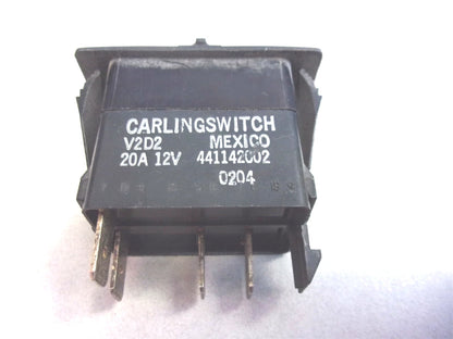 Rocker Switch Body 12V 20A for Carling International V-Series (441142002)