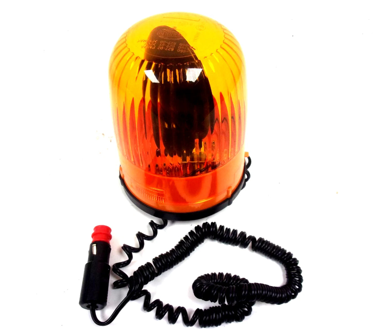 2X Hella Rotating Beacon Strobe Amber 12V Magnet Mount Plow Light (2010–2023)