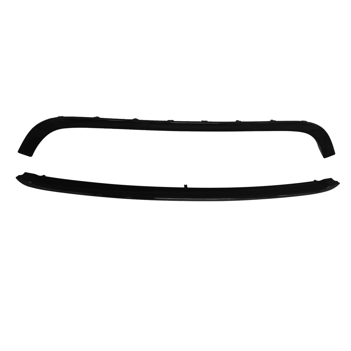2pcs Gloss Black Hood Molding Grille Trim for Mini Cooper (2011–2015)