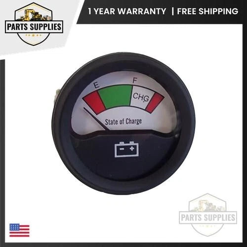 Battery Meter Gauge 36V for Club Car, EZGO, Hyundai, Yamaha Golf Cart (Fits 42S-114)