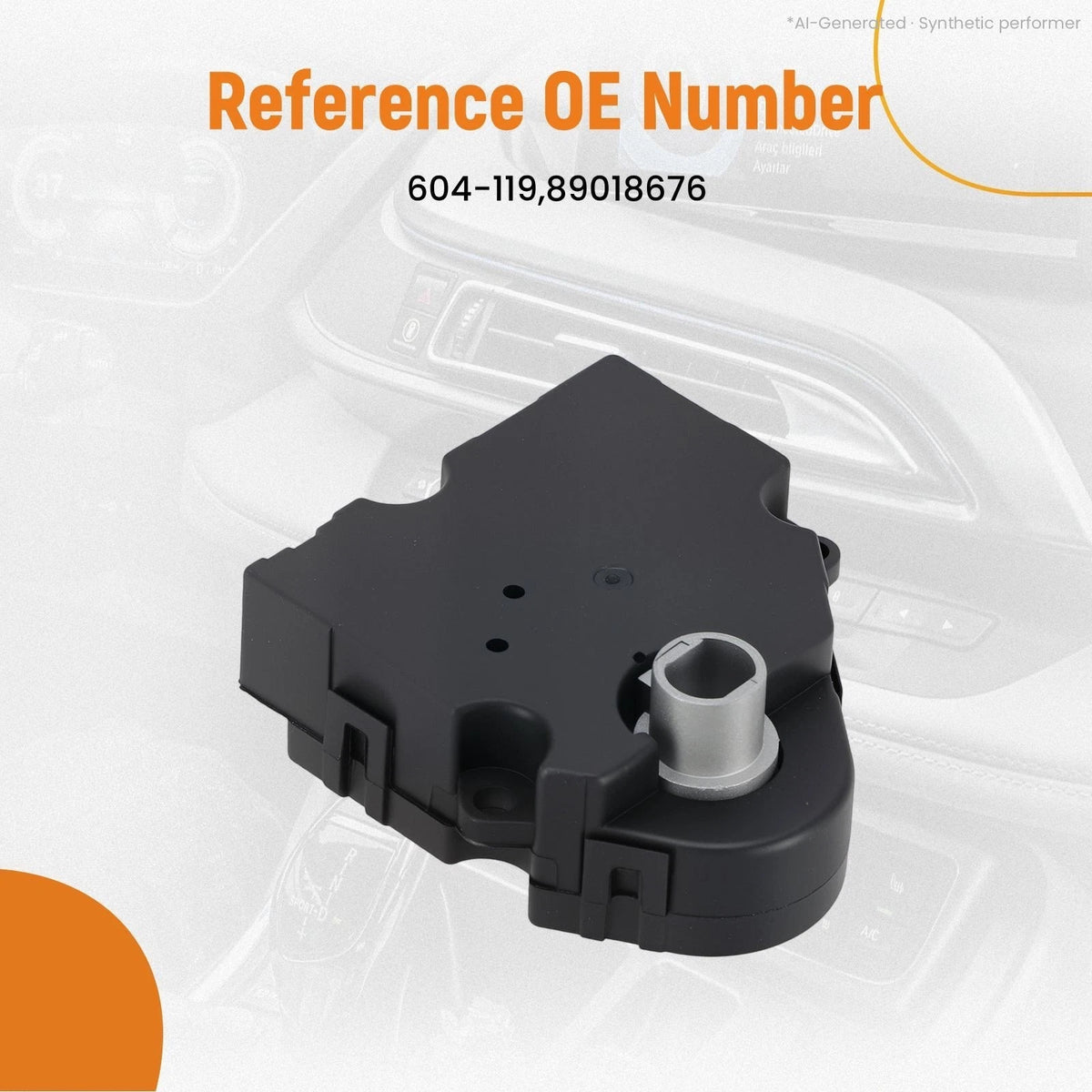 Heater Blend Door Actuator for GMC Envoy XUV Isuzu Ascender (2004–2005) 604-119 89018676