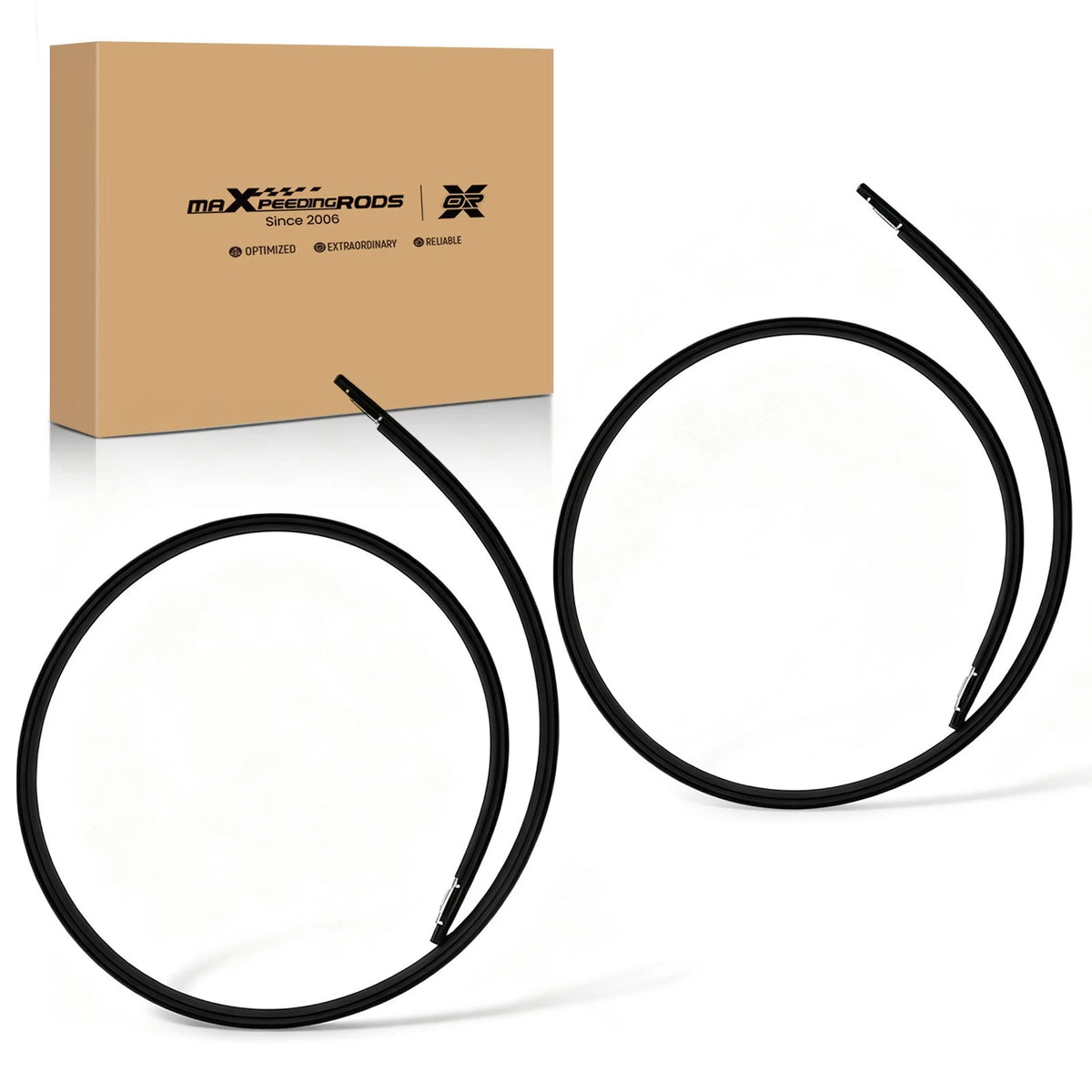 Set of 2 Door Window Belt Seals for Honda Civic CX DX (1996–2000) 74316-S03-003