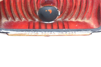 Red Glass Clear Marble Taillight Lens for Dodge CB.6251