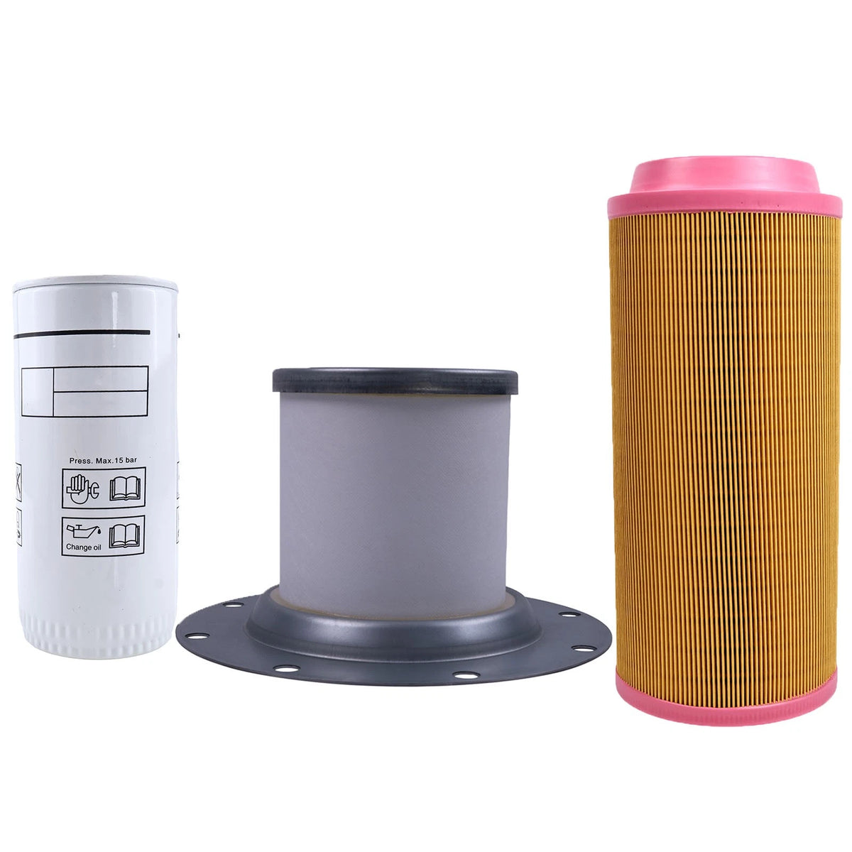 Filter Kit 2X 1613-7407 1613-6105 2901-0566-02 for Atlas Copco GA-37