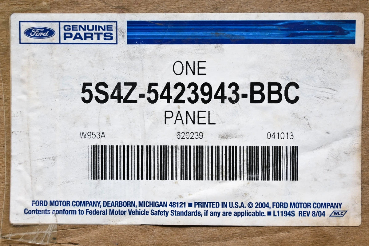 OEM Drivers Side Front Door Interior Trim Panel for Ford (5S4Z-5423943-BBC)
