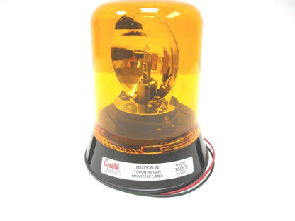 Grote Flush Mount Rotating Beacon Yellow 24V for (76063)