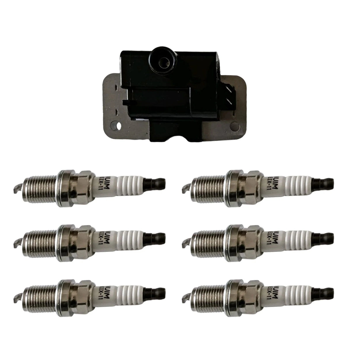 Ignition Coil & 6 Iridium Spark Plug Kit for Nissan Frontier Xterra (1998–2004)