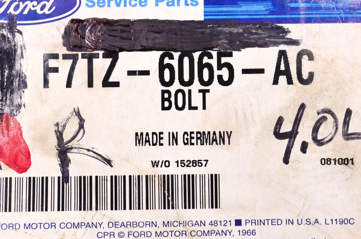 Engine Cylinder Head Bolt for Ford (F7TZ6065AC)
