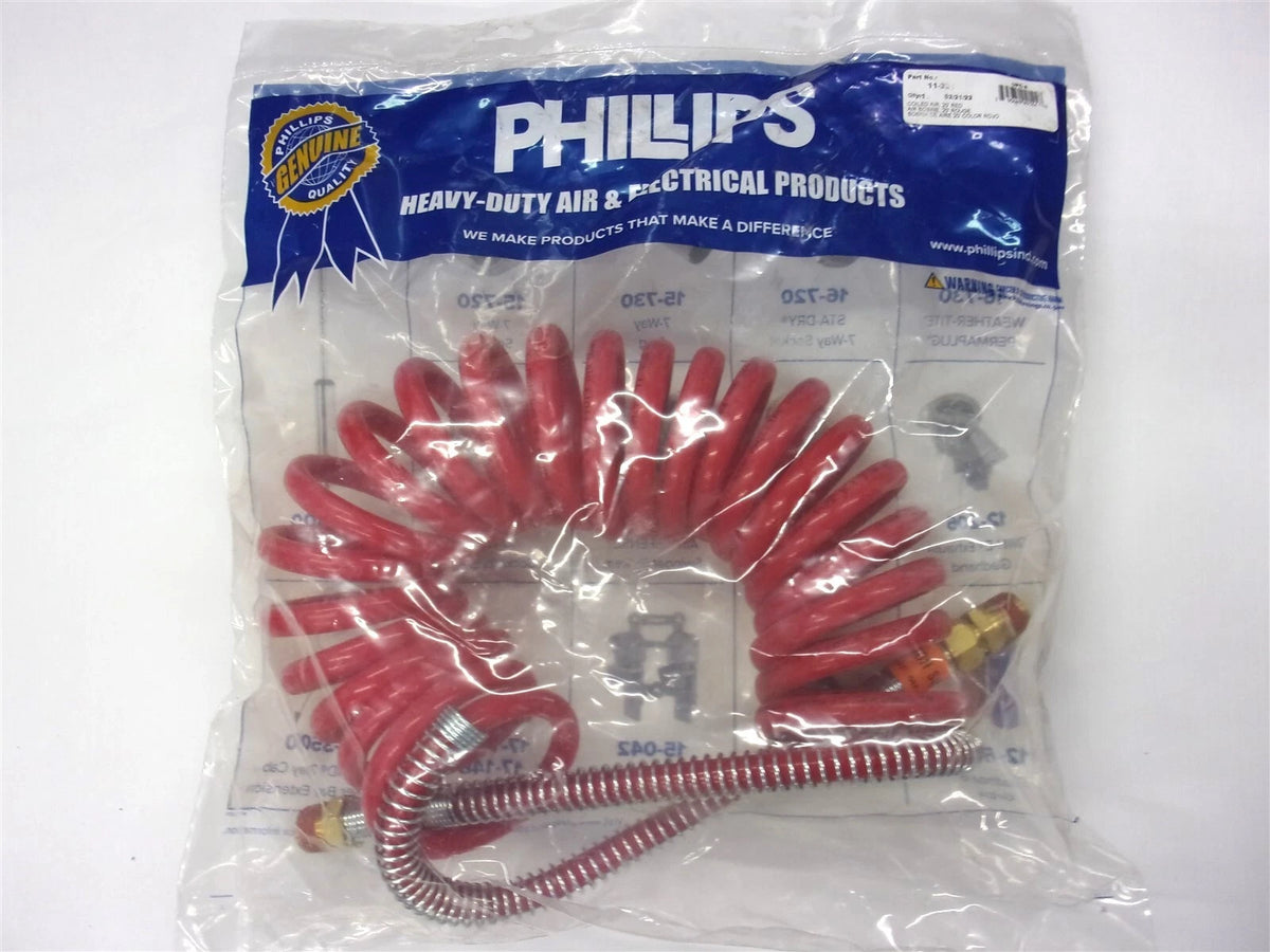Coiled Air Hose 20' for Phillips Heavy Duty (11-321)